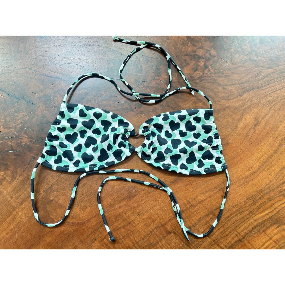 VTG 2008 Victoria's Secret Heart Keyhole Bikini Top L